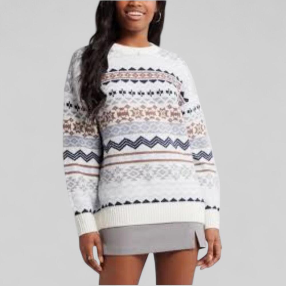 BP Faire Isle Oversized Sweater Size Medium
